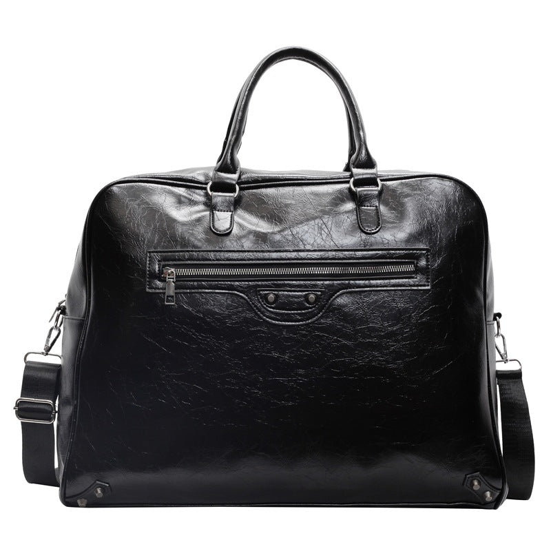 Luxurious Vintage-Inspired Leather Duffel Bag Stornfield