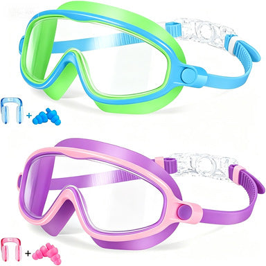 Swim protection goggles with adjustable nose piece and anti-fog technology Stornfield