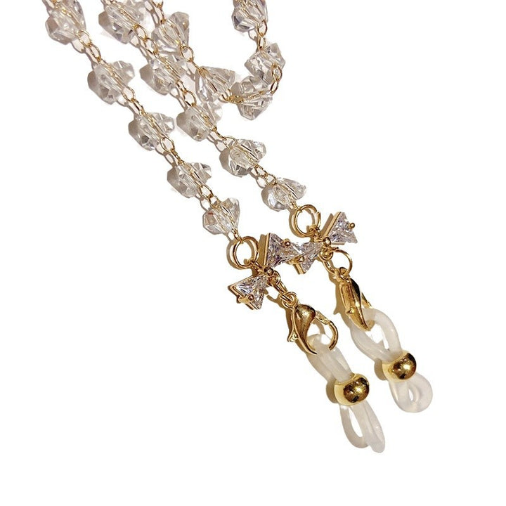 Jewelry necklace with sparkling crystals and elegant pendants Stornfield