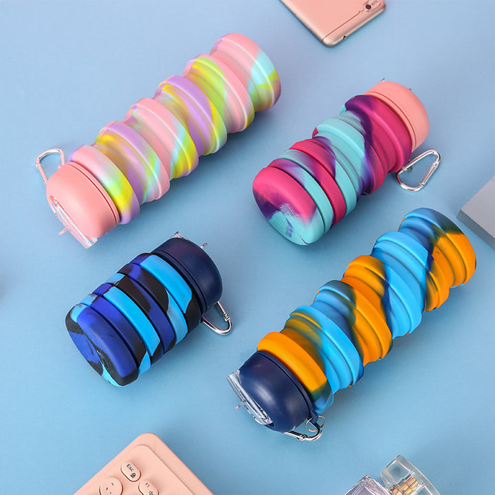 Women collapsible silicone water bottle Stornfield