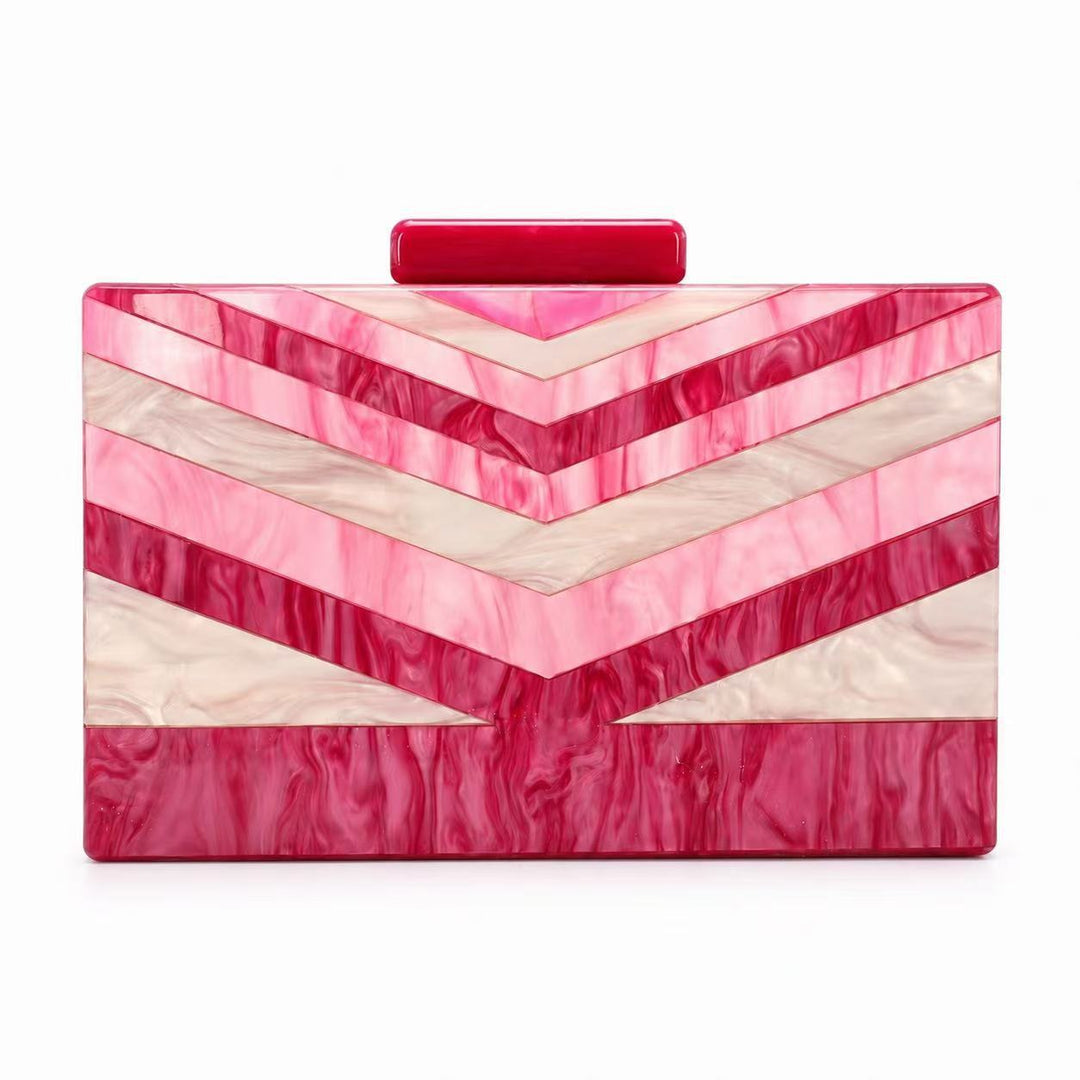 Geometric Acrylic Clutch