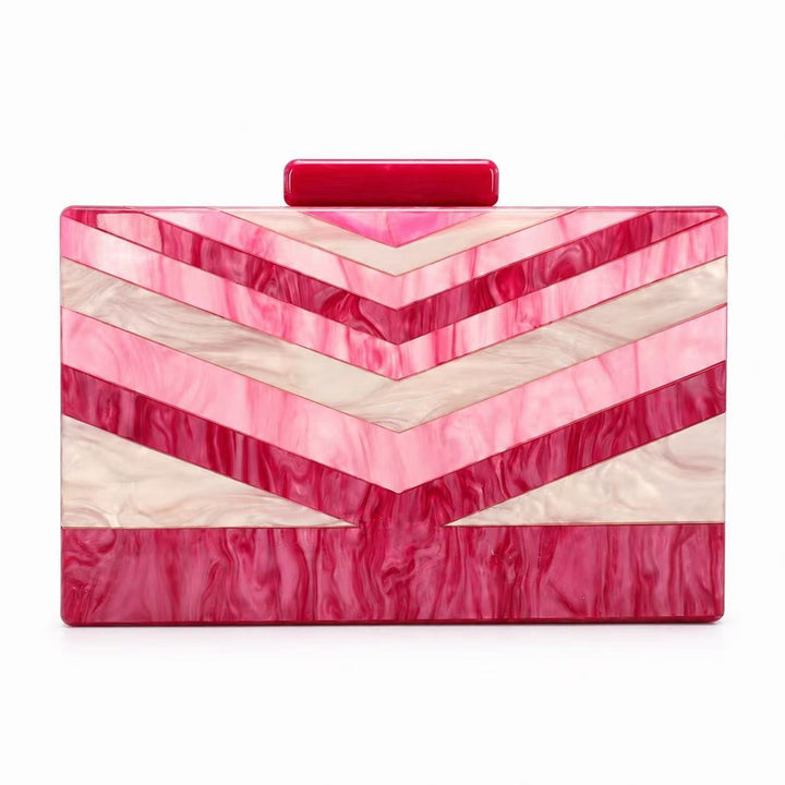 Geometric Acrylic Clutch