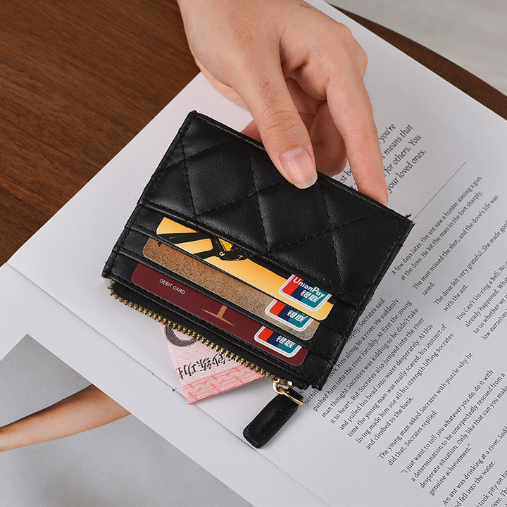 Quilted Leather Card Holder Stornfield