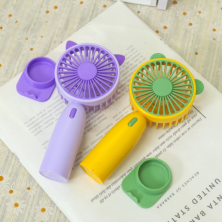Ladies portable mini handheld fan with cat ears Stornfield