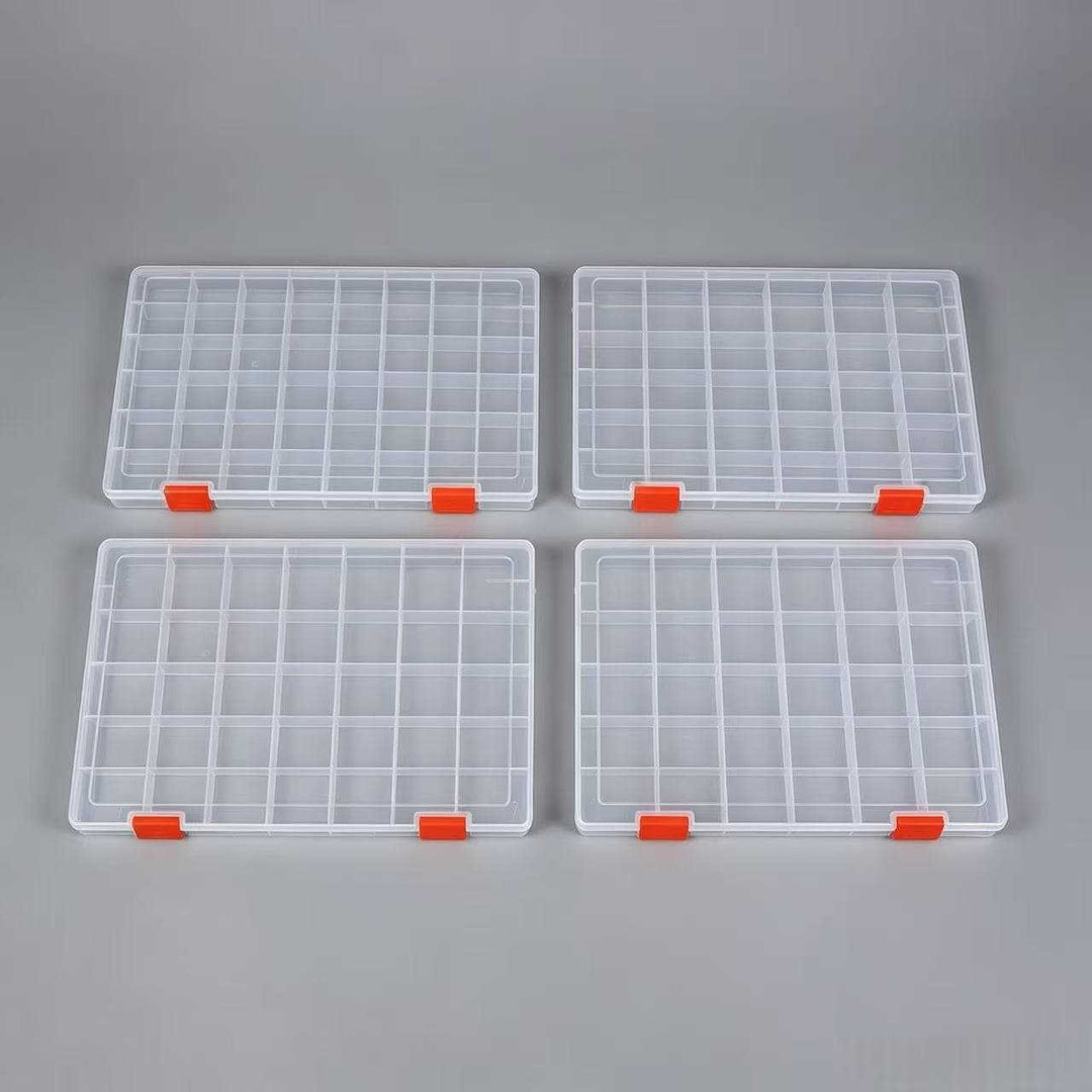 Transparent Multi-Grid Craft Organizer Stornfield