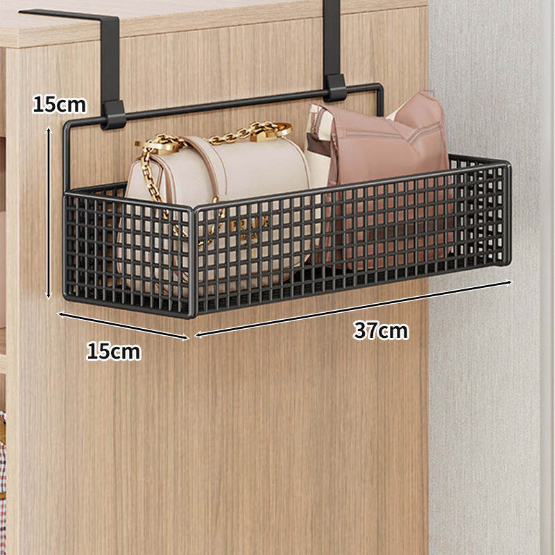 Overdoor Mesh Storage Organizer with Hooks