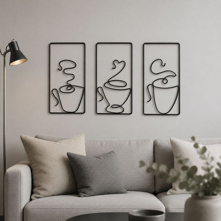 Modern Wire Art Wall Decoration