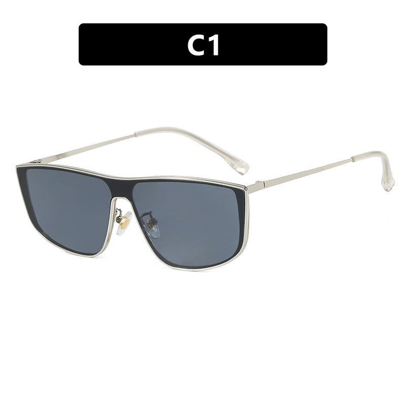 Women elegant square sunglasses with luxurious metal frame Stornfield