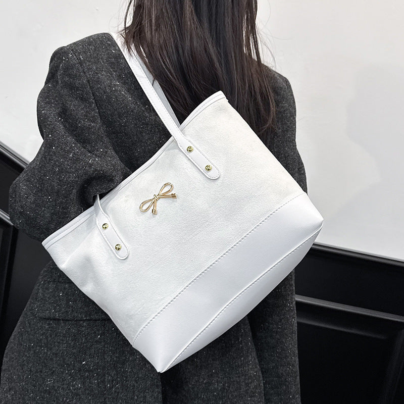 WoStylish Faux Suede Tote Bag Stornfield