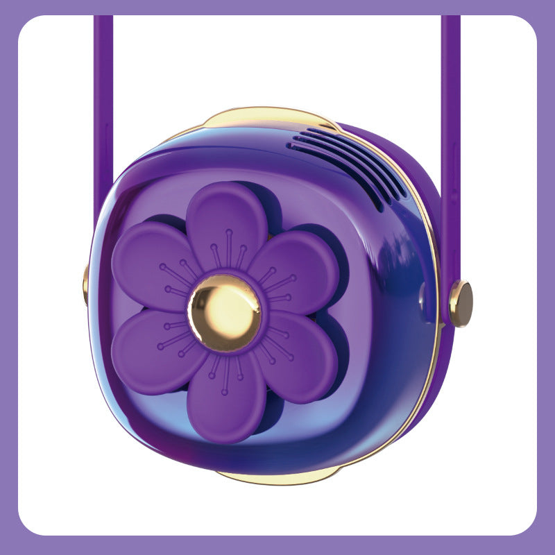 Ladies Portable Fan Lamp in Flower Design Stornfield
