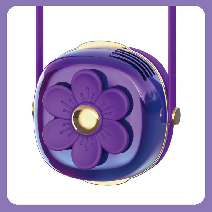 Ladies Portable Fan Lamp in Flower Design Stornfield
