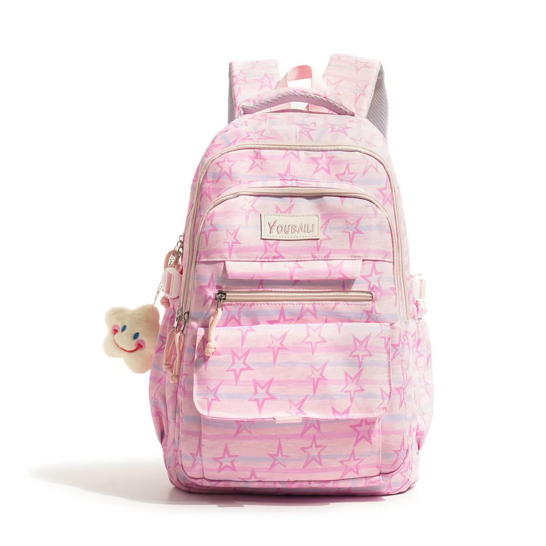 Star-Printed Casual Backpack Stornfield