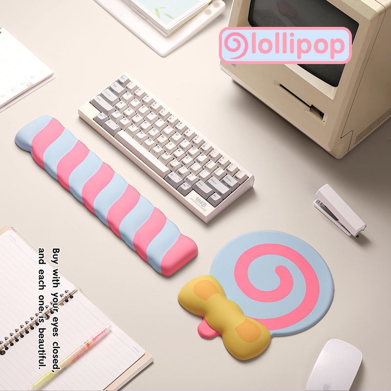 Decorative Candy-Themed Mouse Pad