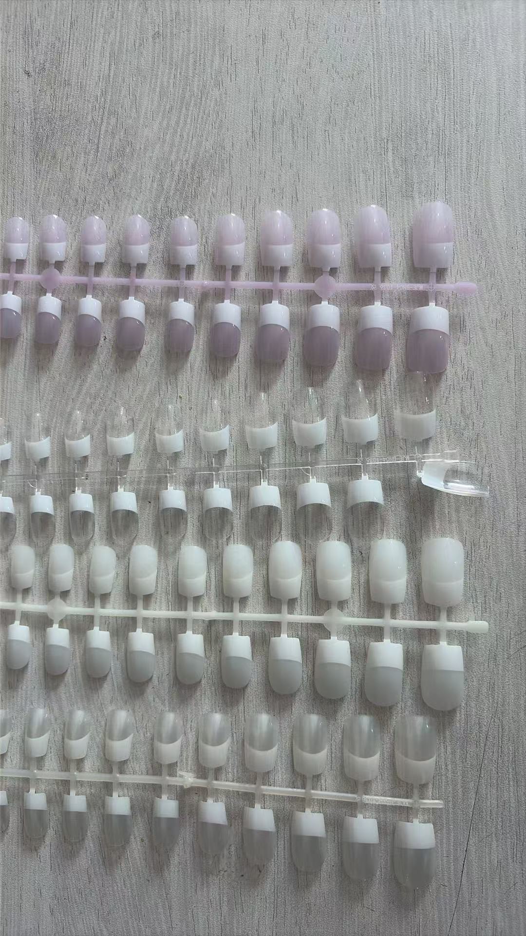 Premium French Tip Press-On Nails Stornfield