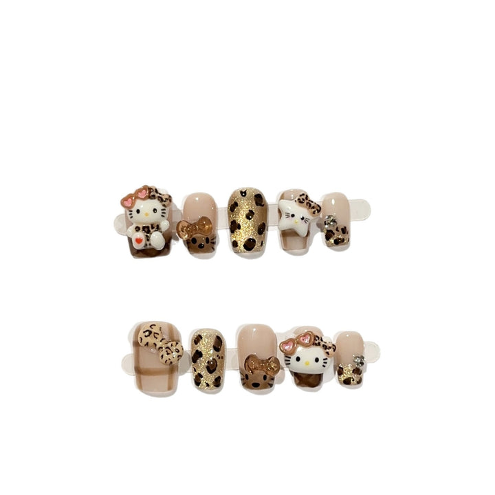 Themed Cartoon Character Press-On Nail Art Set
