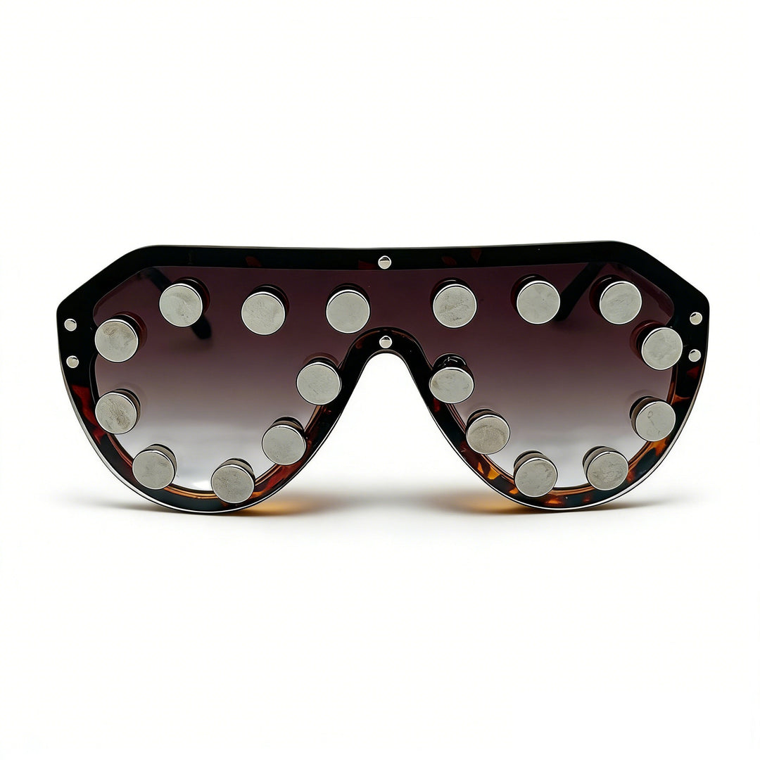 Women's extravagant designer sunglasses with geometric accents Stornfield