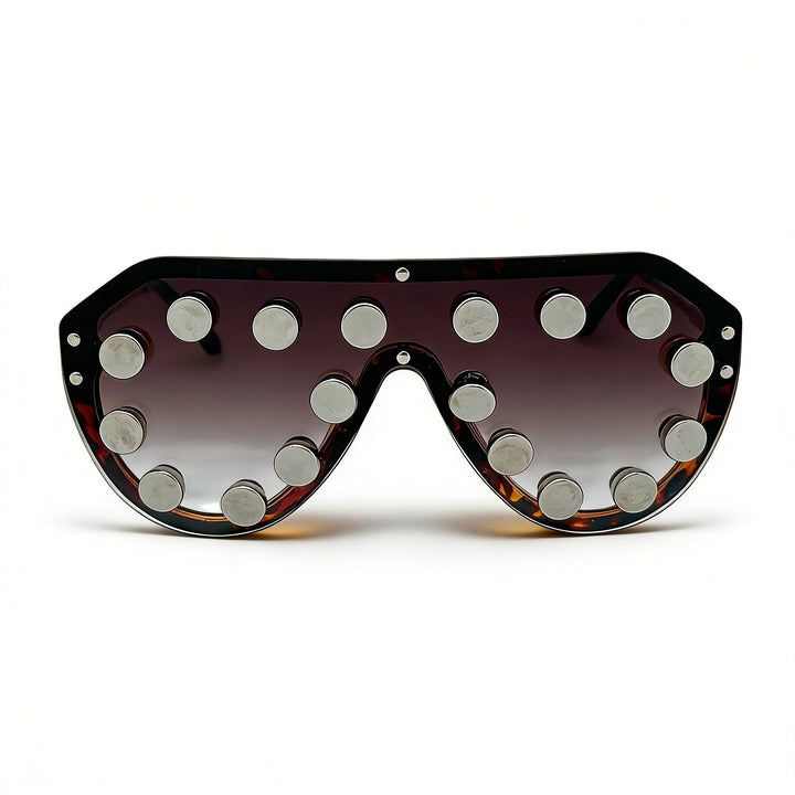 Women's extravagant designer sunglasses with geometric accents Stornfield
