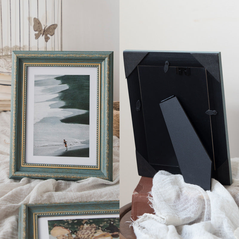 Rustic Wooden Photo Frame for Home Decor