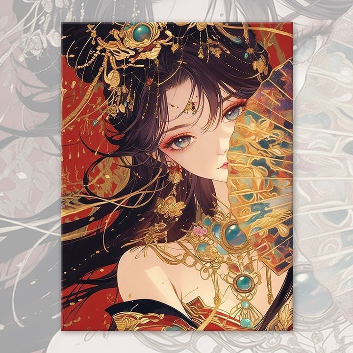 Asian-Inspired Fantasy Portrait Canvas Art Stornfield