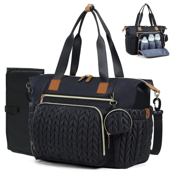 Elegant diaper bag with insulated compartments Stornfield