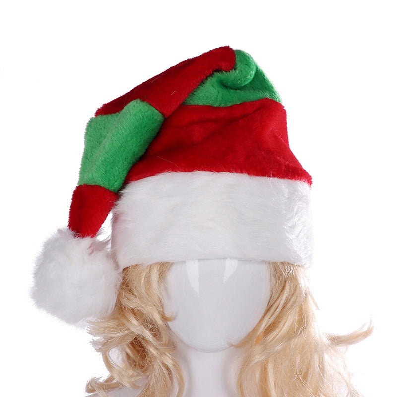 Festive Christmas hat with plush trim