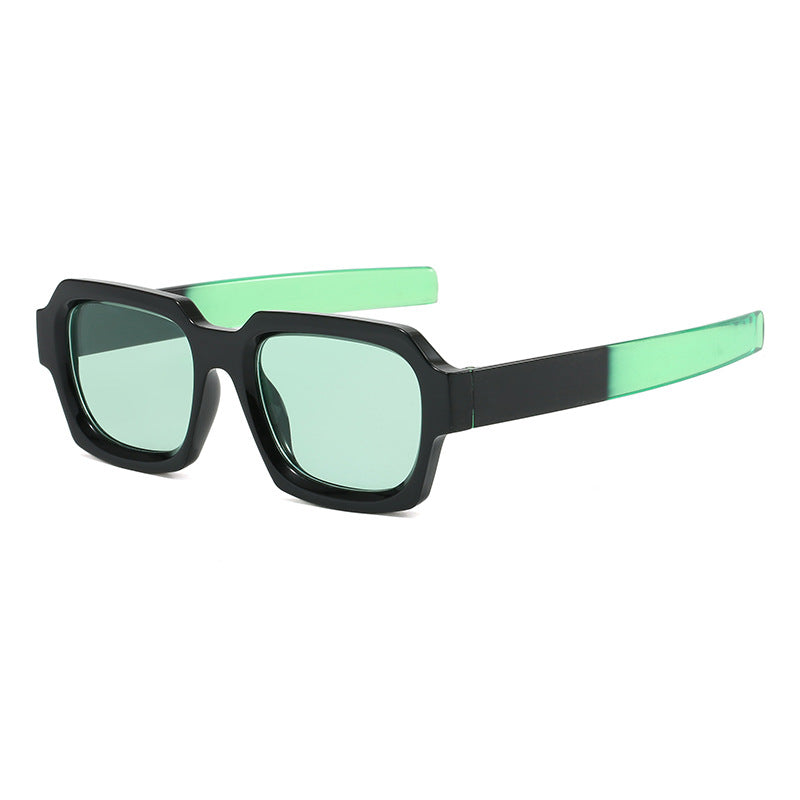 Ladies fashionable stylish square sunglasses with contrasting frame Stornfield