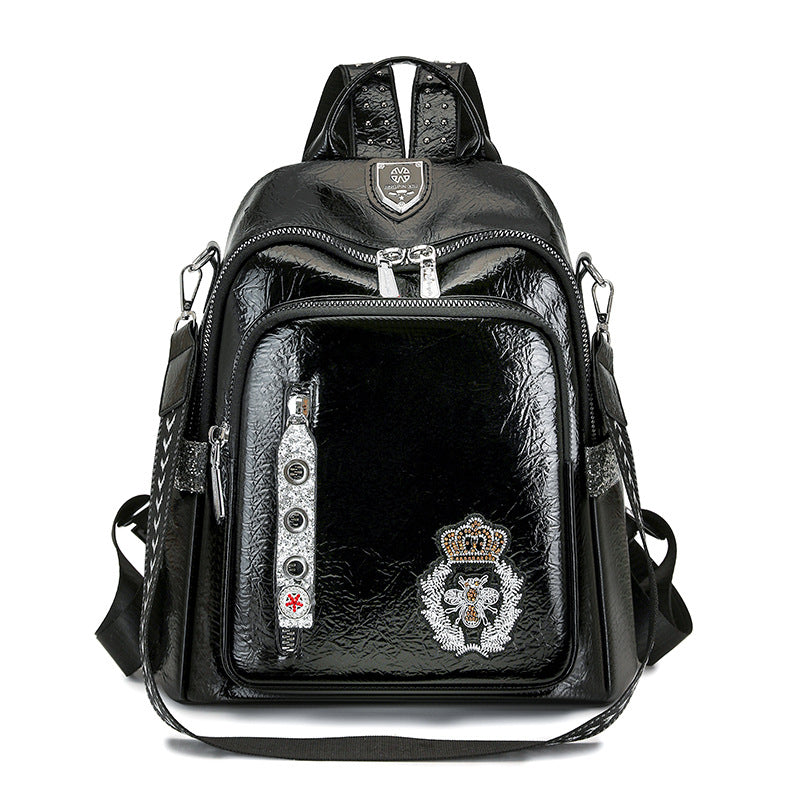 Stylish Quilted Multi-Pocket Backpack