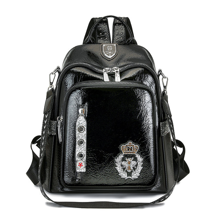 Stylish Quilted Multi-Pocket Backpack