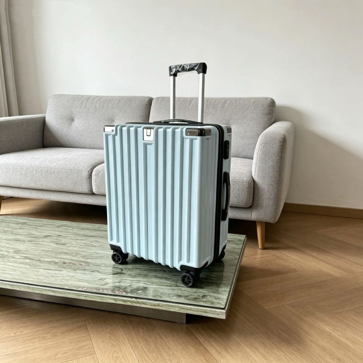 Hard-shell travel suitcase with spacious interior and high-quality rolling system Stornfield