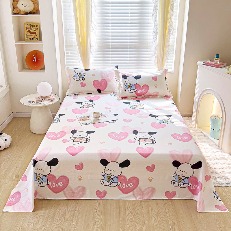 Stylish Plaid Bedspread Set