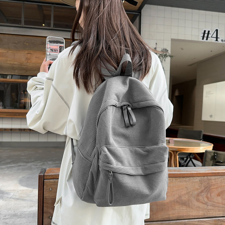 Backpack with Structured Design and Practical Front Pockets Stornfield