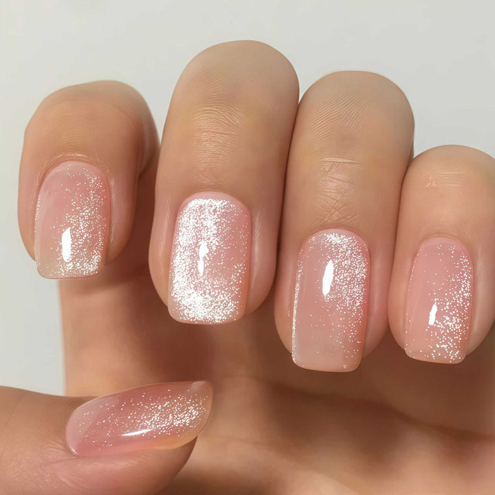 Elegant Glitter Press-On Nails Stornfield