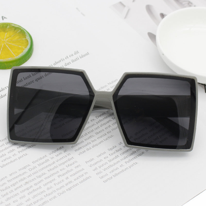 Women's Fashion Oversized Sunglasses with Angular Design Stornfield