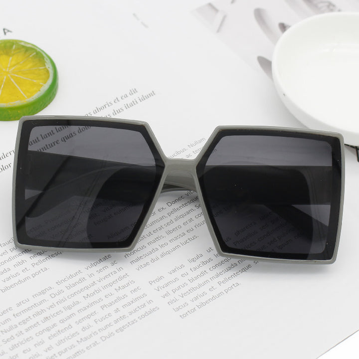 Women's Fashion Oversized Sunglasses with Angular Design Stornfield