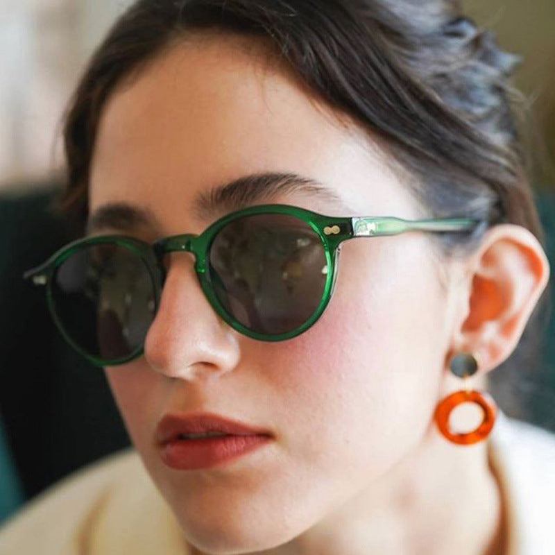 Women's fashionable round sunglasses Stornfield