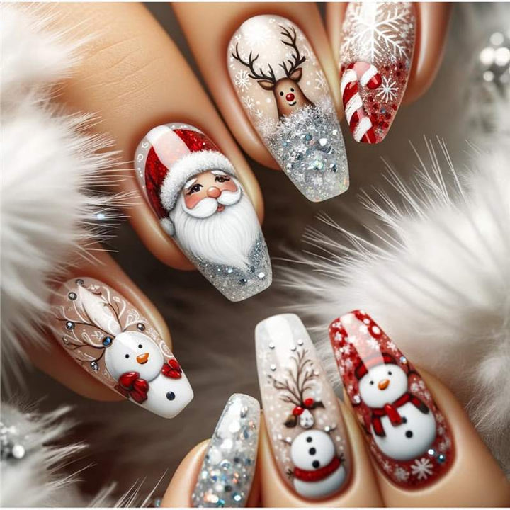 Festive Holiday Nail Art Stornfield