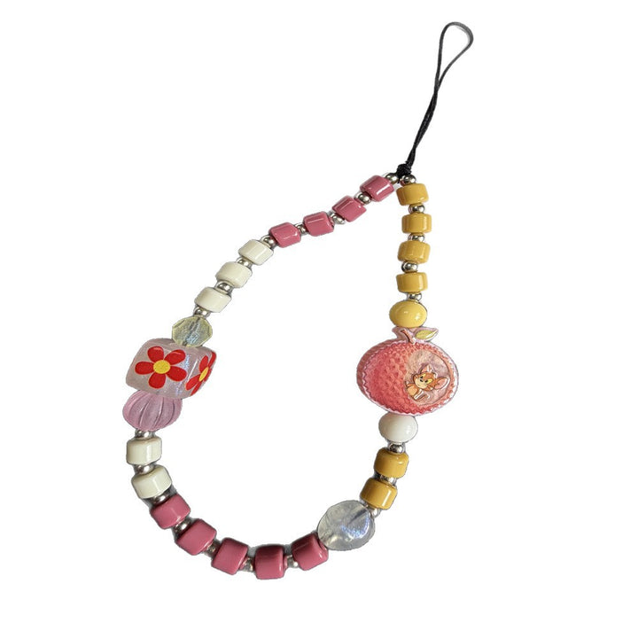 Floral Beaded Charm Necklace Stornfield