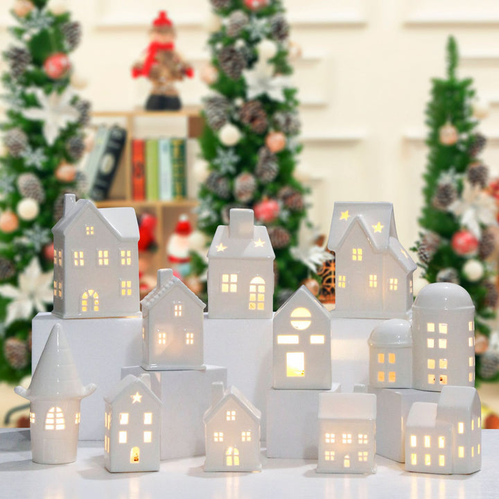 Ceramic House-Shaped Night Light Stornfeild