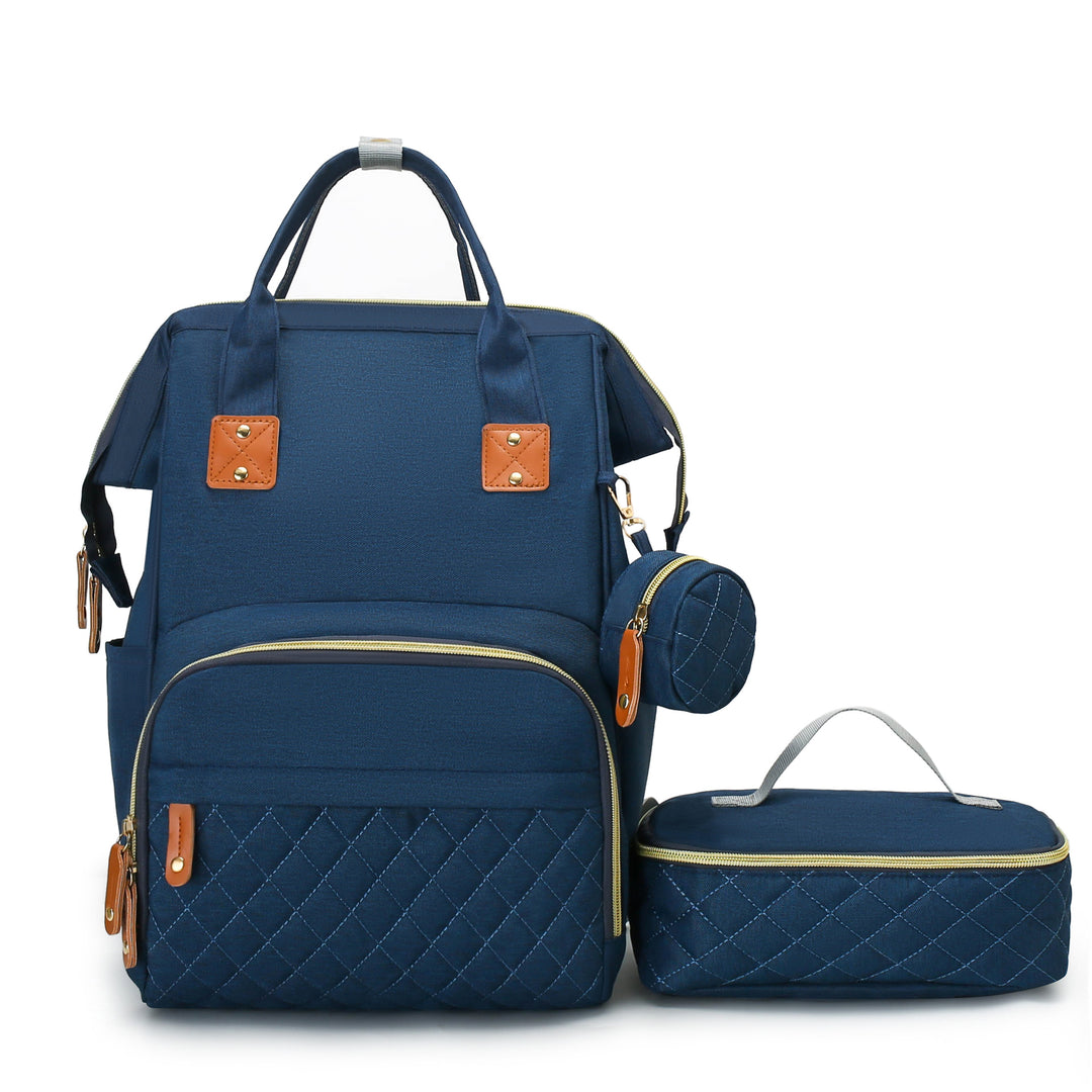 Multi-Purpose Quilted Diaper Backpack Stornfield