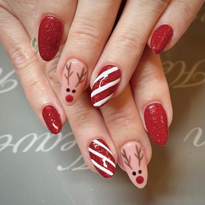 Festive Holiday-Themed Press-On Nails Stornfield 1789085820