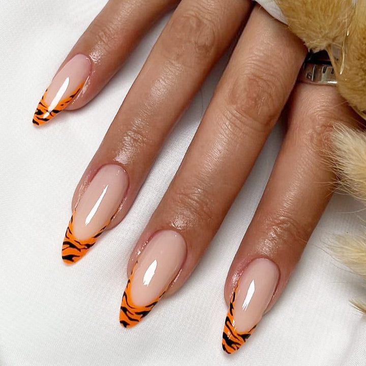 Decorative Stiletto Press-On Nail Set Stornfield