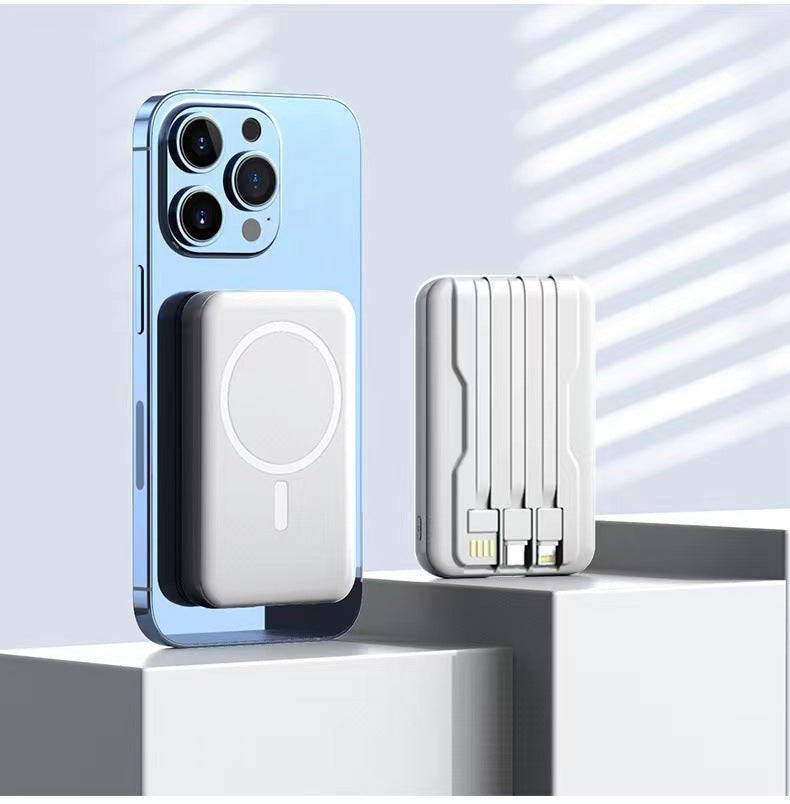 Portable Magnetic Power Bank with Efficient Fast Charging Function Stornfield