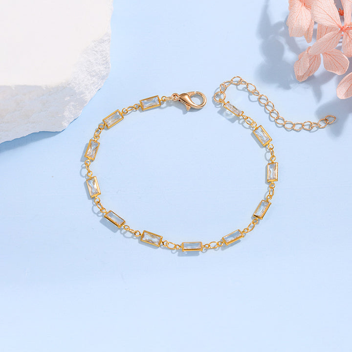 Elegant Glass Chain Bracelet Stornfield