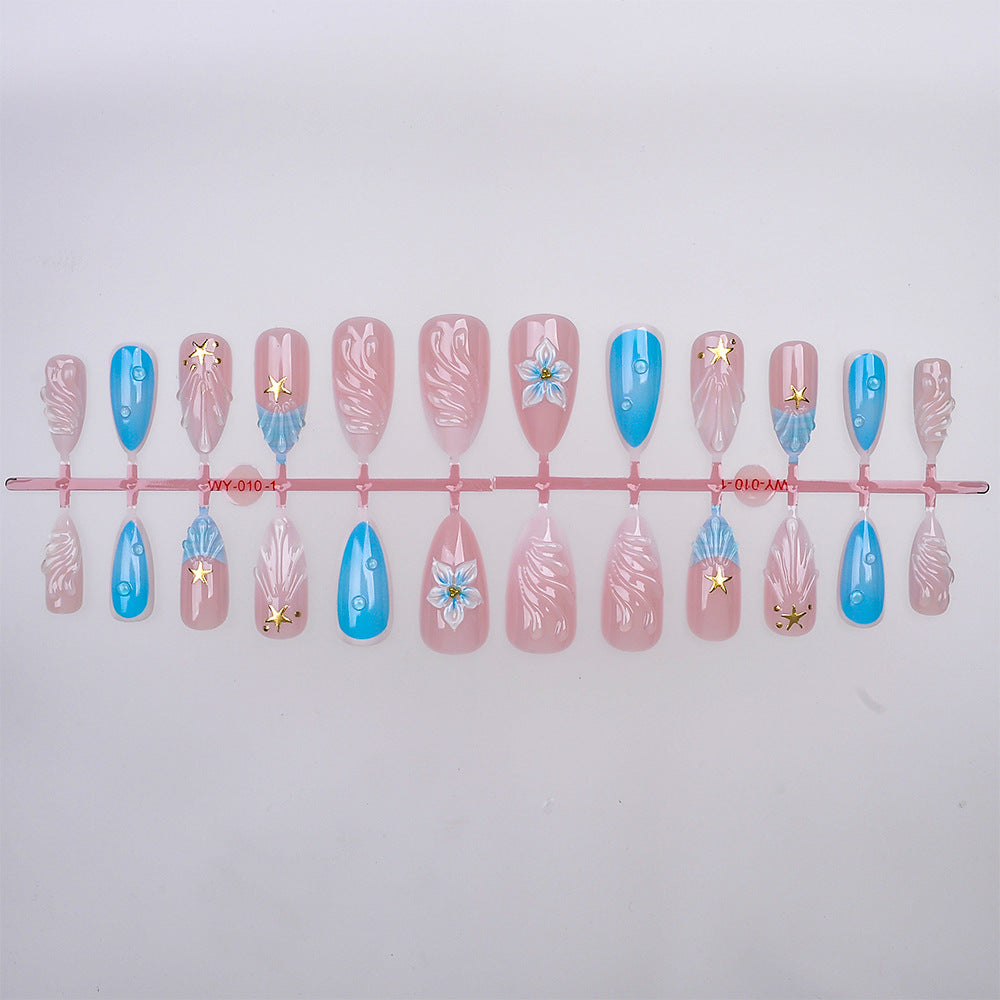 Decorative Press-On Nail Art Set Stornfield