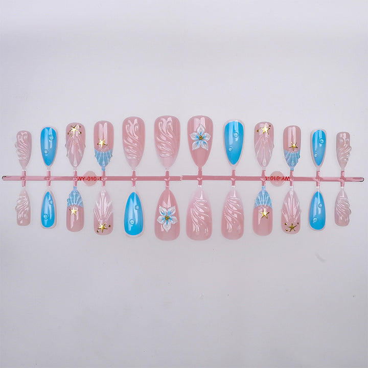 Decorative Press-On Nail Art Set Stornfield