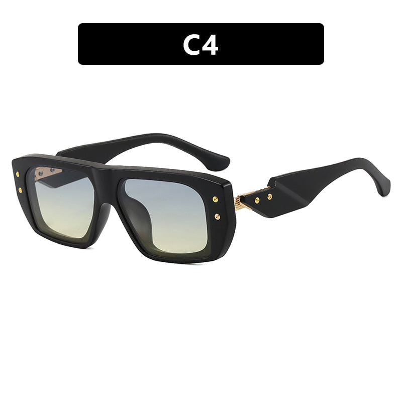Women's fashionable square glasses with multicolored transparent frame Stornfield