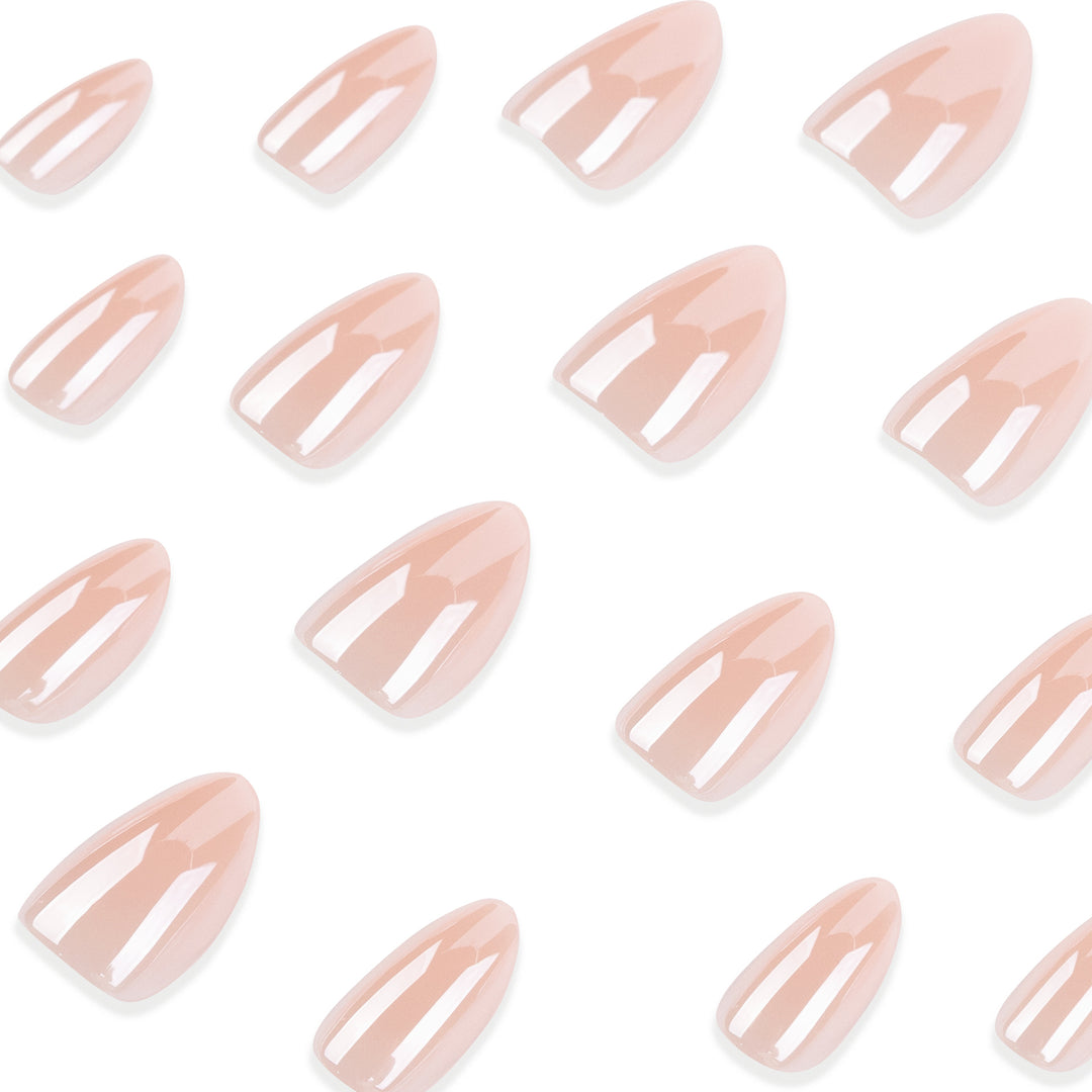 Nail extensions with elegant gloss finish Stornfield