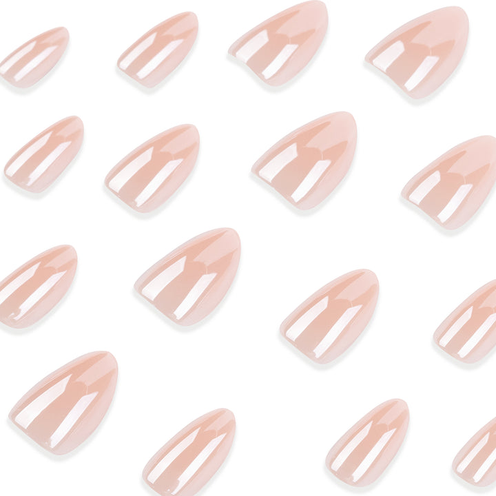 Nail extensions with elegant gloss finish Stornfield