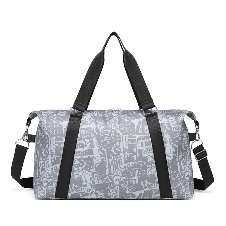 Graphic Patterned Sports Duffel Bag Stornfield