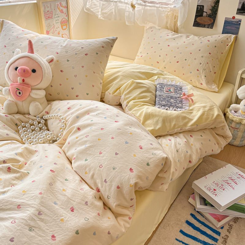 Children's Whimsical Cartoon-Themed Bedding Set